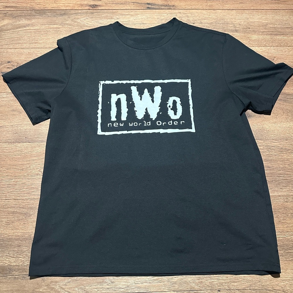 WWE nWo New World Order Black Graphic T-Shirt Mens XL